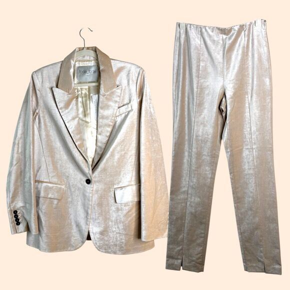 Forte Forte Velvet Pant Suit Set - Picture 1 of 9